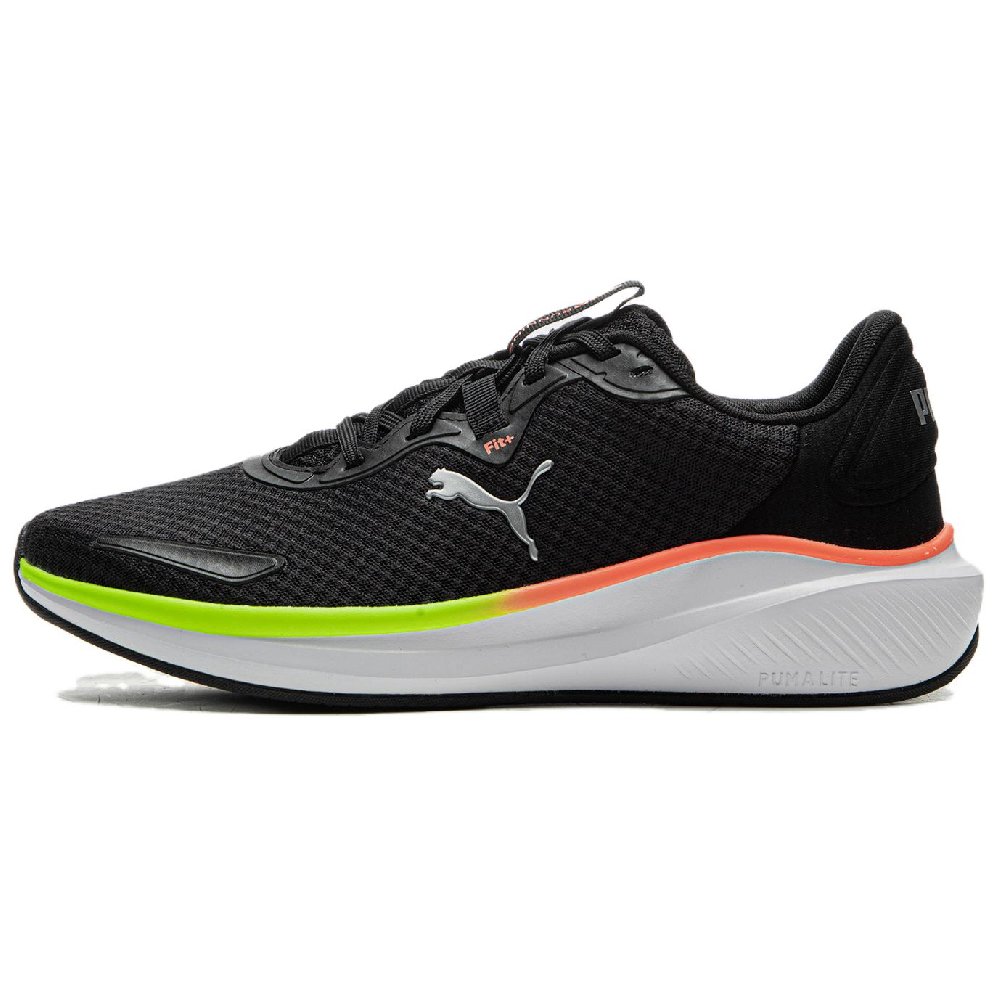 PUMA Skyrocket Lite Anti Slip Wear Resistant Low Top Casual Running Shoes Unisex Black