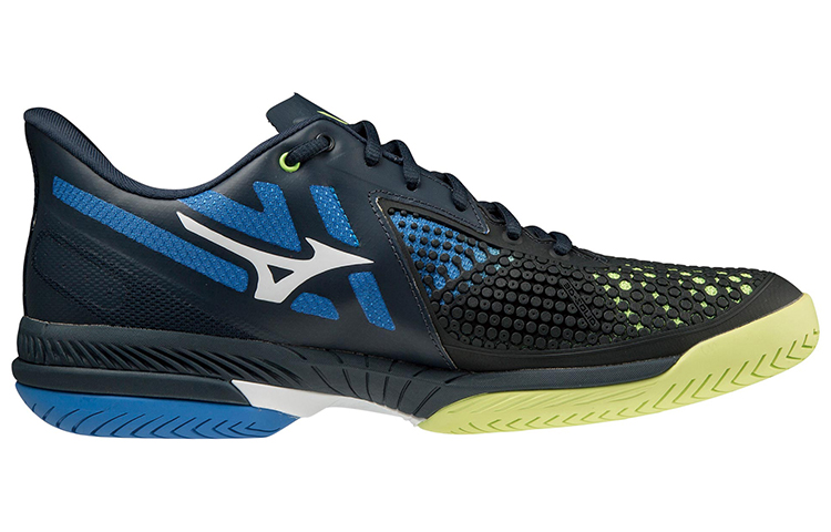 Mizuno Wave Exceed Tour 5 Low-Top Tennis Shoes Unisex Black Blue Yellow купить в интернет-магазине Yoocart с быстрой доставкой по России.