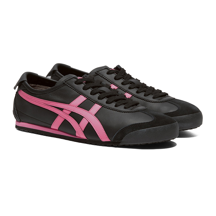 Onitsuka Tiger MEXICO 66 Breathable Low Top Casual Shoes Women's Black Pink купить в интернет-магазине Yoocart с быстрой доставкой по России.