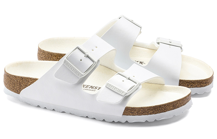 Birkenstock Arizona Birko Flor Triple White Women's