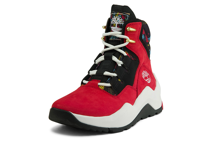 Timberland Madbury Side Zip Sneaker Boots 'Red Nubuck' Women's