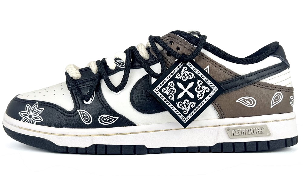 Nike Dunk Black Wear-Resistant Low-Top Skateboard Shoes Men's Black Mocha