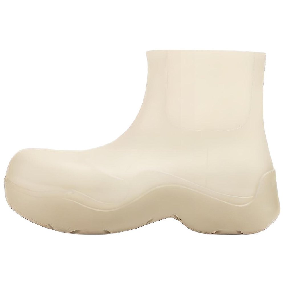 Bottega Veneta Puddle Rain Boots Ankle Boots Women's White