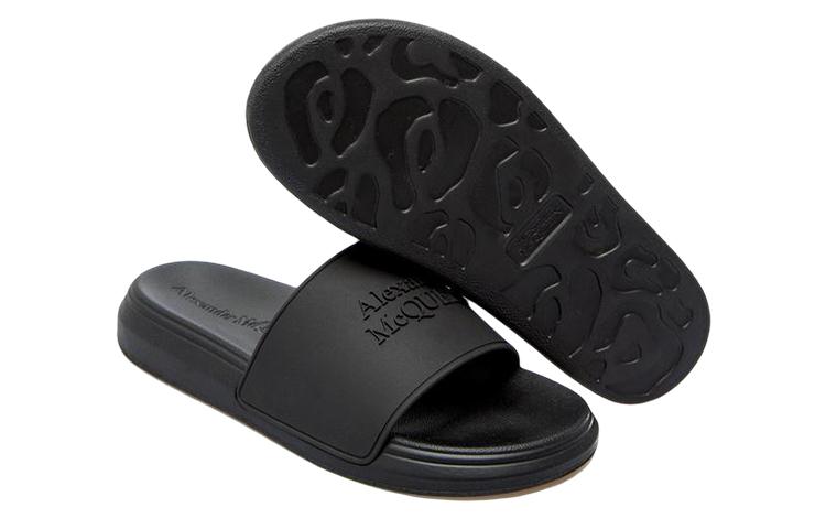 Alexander McQueen Pool Slide Black Women's купить в интернет-магазине Yoocart с быстрой доставкой по России.