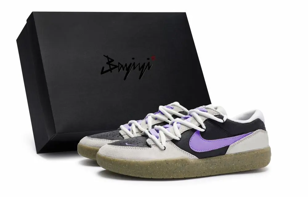 Nike SB Force 58 Skateboard Shoes Unisex Low top Purple