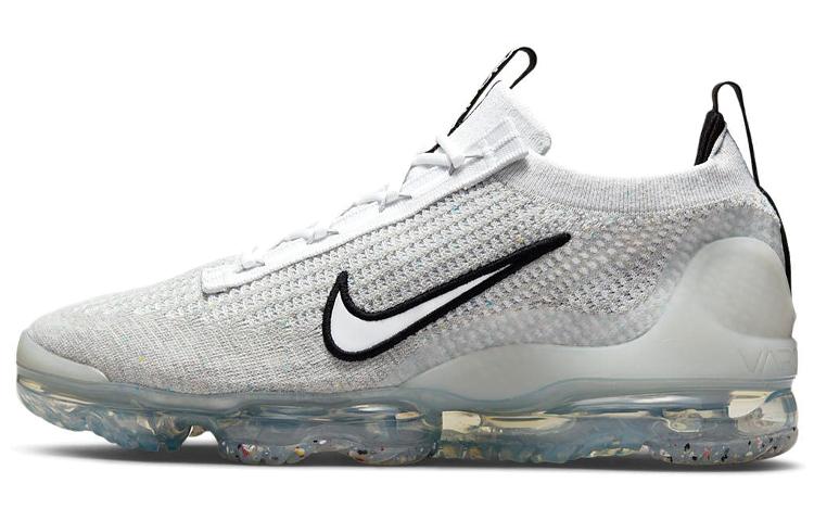 Nike Air VaporMax 2021 Fk White Black Metallic Silver