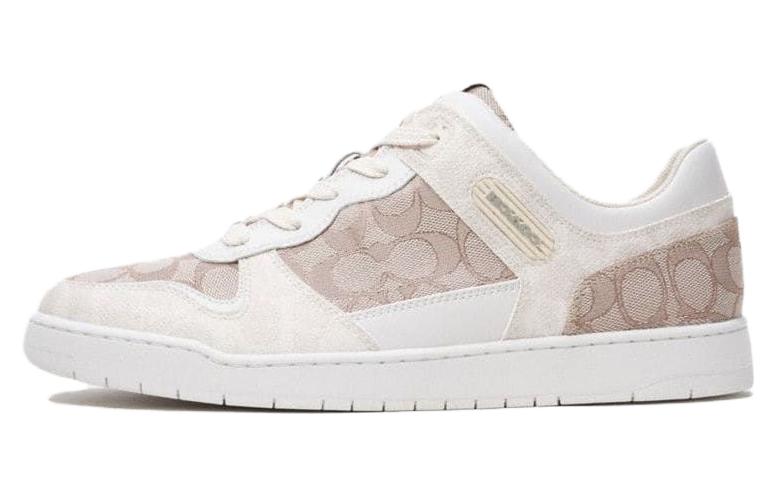 COACH C201 Low Top Skateboard Shoes Men's White