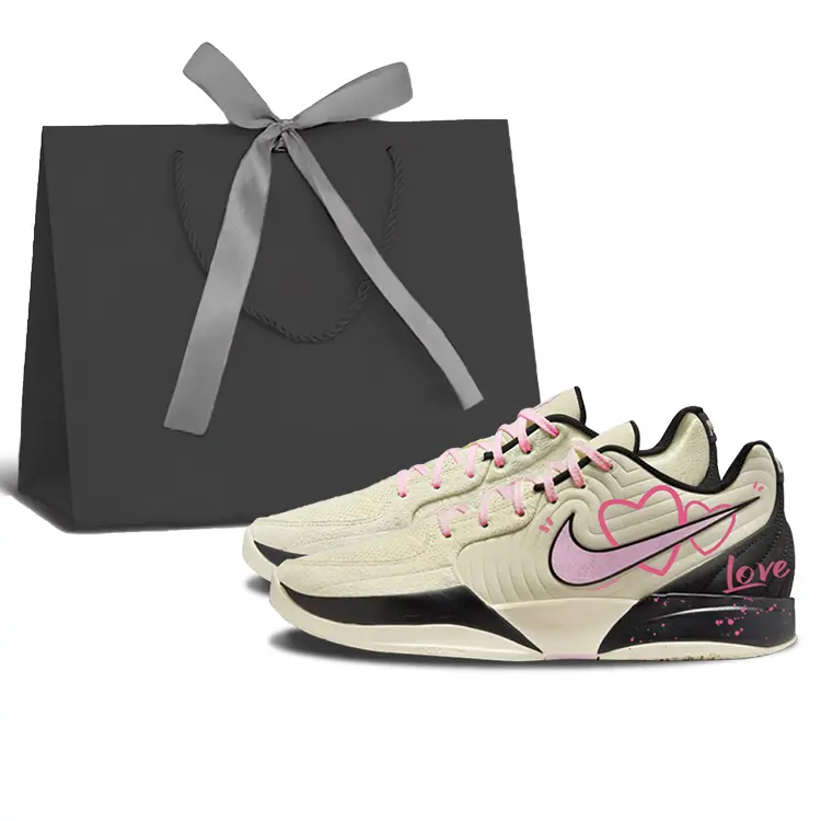 Nike Ja Morant 2 Cushioning, Wear Resistant Low top Basketball Shoes Unisex White
