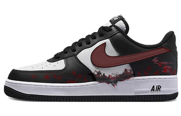 Nike Air Force 1 Low-Top Skateboard Shoes Unisex White Black