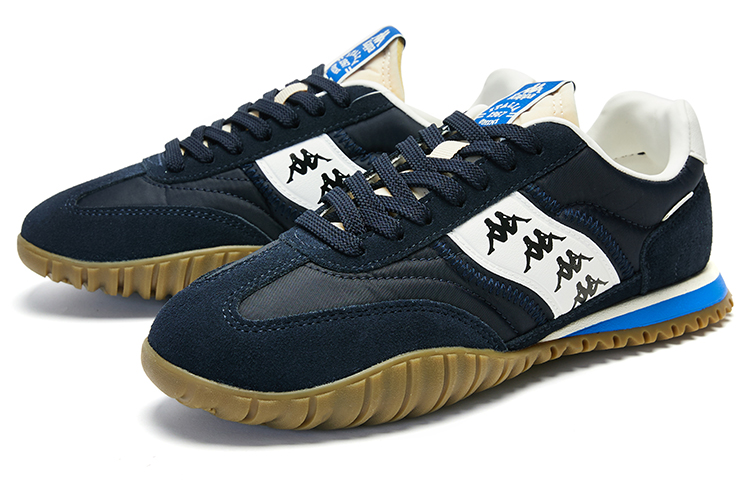 Kappa Cushioning Breathable Low-Top Training Running Shoes Unisex Black Blue купить в интернет-магазине Yoocart с быстрой доставкой по России.