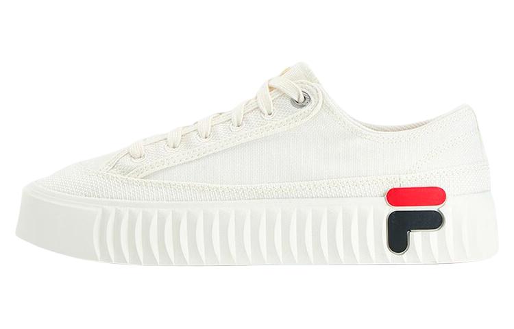 FILA Gear Anti-Slip Wear-Resistant Low-Top Skateboard Shoes Women's White