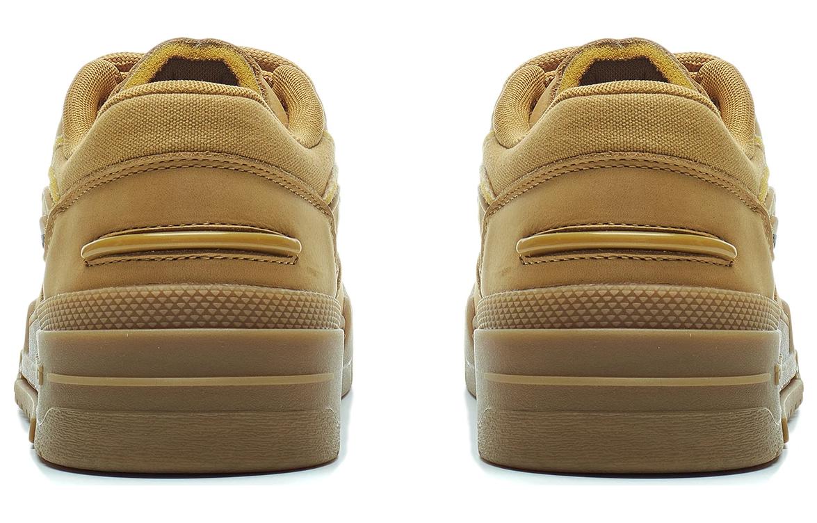 LiNing 001 BTC Prm Slip Resistant Low Top Skateboard Shoes Men's Yellow Brown купить в интернет-магазине Yoocart с быстрой доставкой по России.