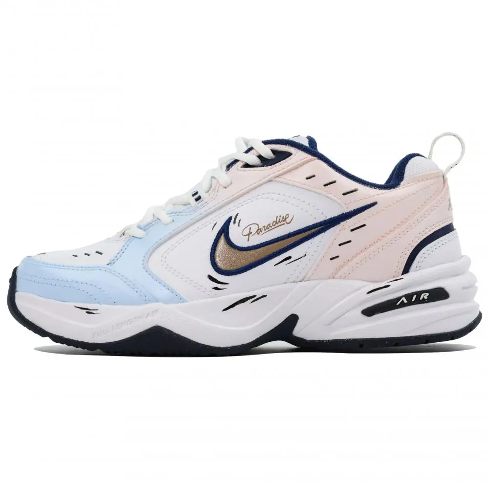 Nike Air Monarch 4 Low top Chunky Sneakers Women's Blue Pink