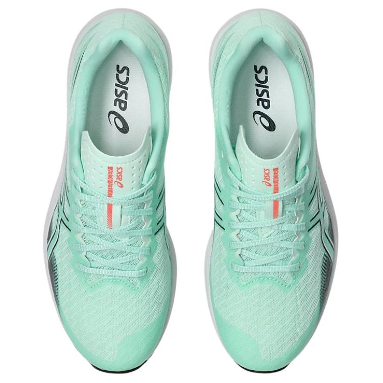 Asics Anti Slip Wear Resistant Low Top Running Shoes Women's White Green
