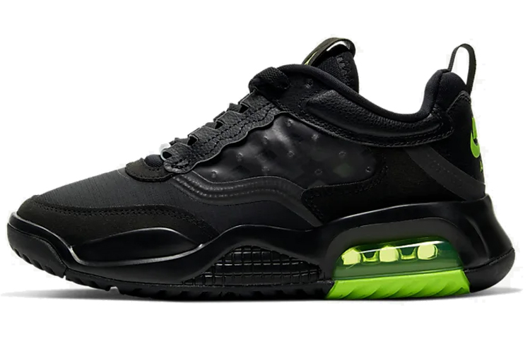 Air Jordan Max 200 Black   'Black Green' Gs