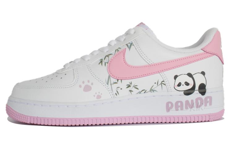 Nike Air Force 1 Anti-Slip Wear-Resistant Low-Top Skateboard Shoes Men's Pink White