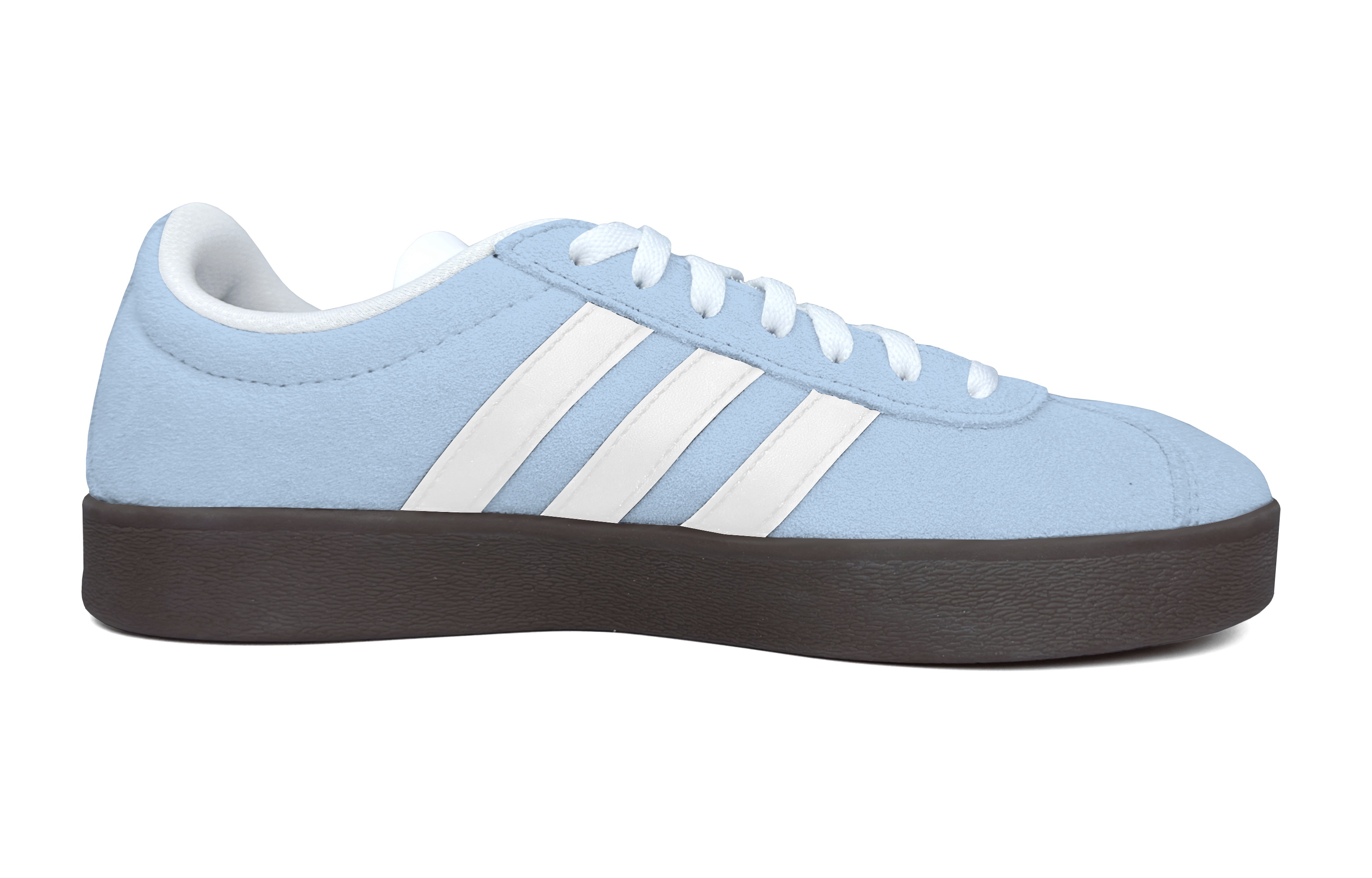 Adidas VL COURT 2.0 Steam Rose, Mint Sea Salt Abrasion Resistant Low Top Skateboard Shoes Unisex Blue White