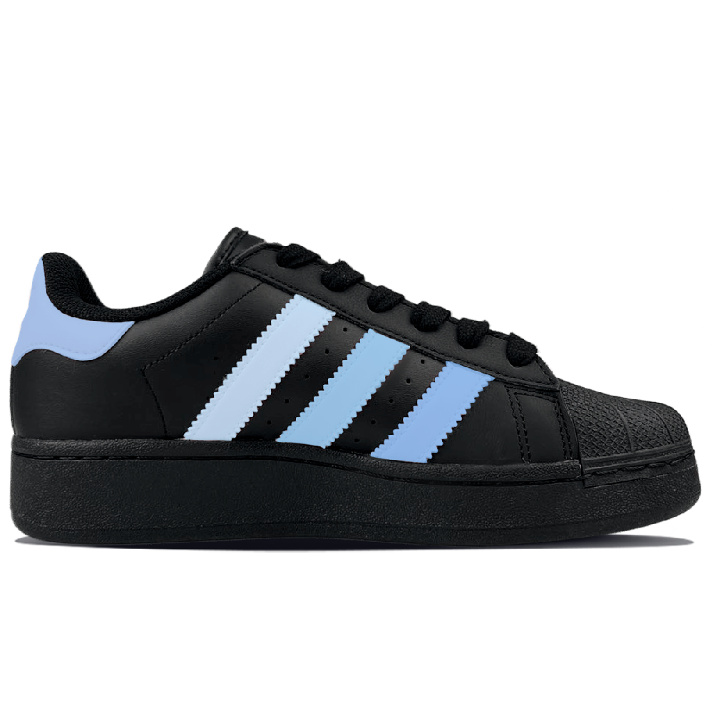 Adidas Originals SUPERSTAR XLG Slip-Resistant Low-Top Skateboard Shoes Unisex Black