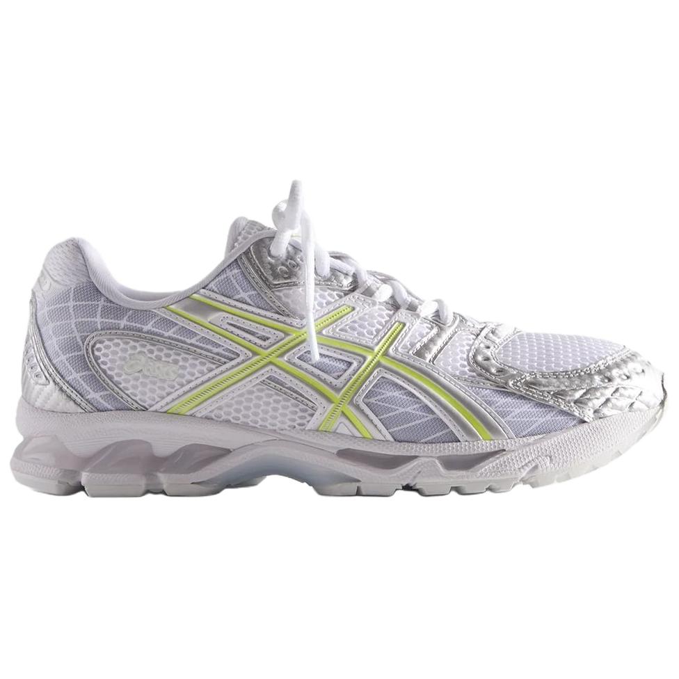 KITH x Asics GEL Nimbus 10.1 Low Top Running Shoes Unisex White Silver