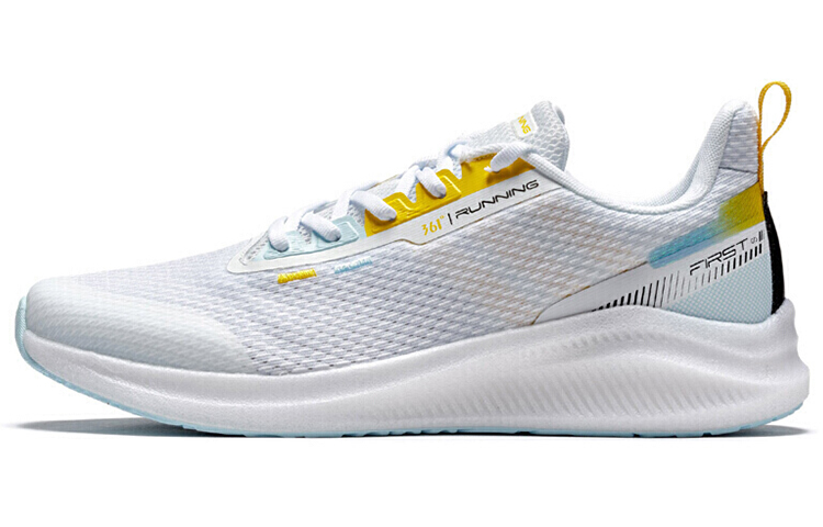 361° QU!KFOAM Low Top Running Shoes Men's White Blue