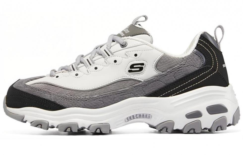 Skechers D'Lites 1.0 'Black Gray' Women's