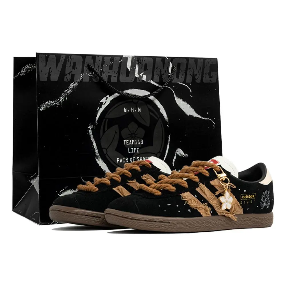 Adidas Originals Stadt Kaleidoscope, Secret, Shopping Bag Abrasion Resistant Low top Skateboard Shoes Unisex Black