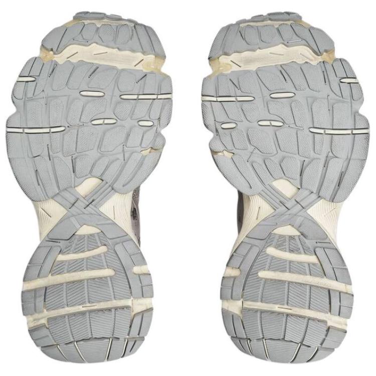 Balenciaga Stapler Stapler Shoe Staples Low-Top Chunky Sneakers Women's Beige