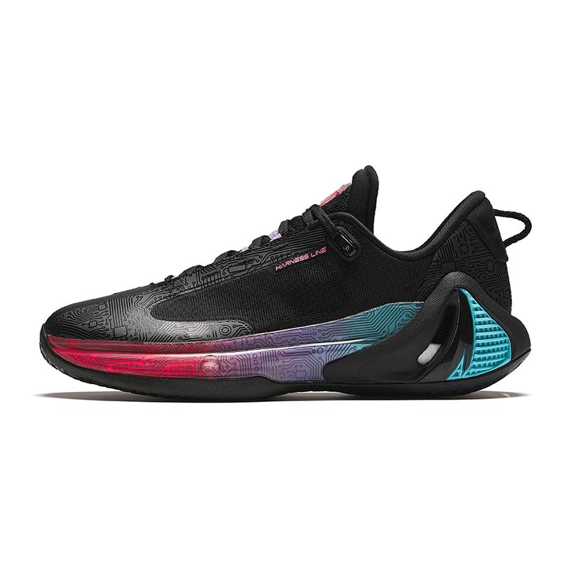 Anta GH4 Esports Cushioning, Wear Resistant Low Top Basketball Shoes Men's Purple Light