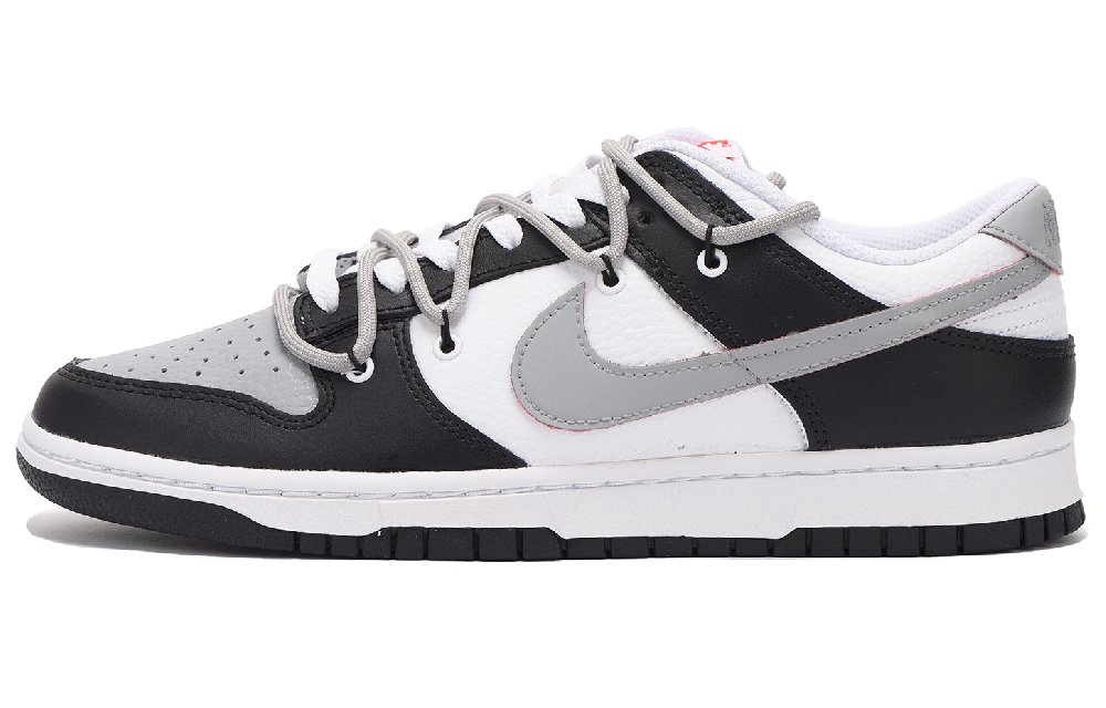 Nike Dunk Coverage Wear-Resistant Lightweight Breathable Low-Top Skateboard Shoes Men's Black Gray