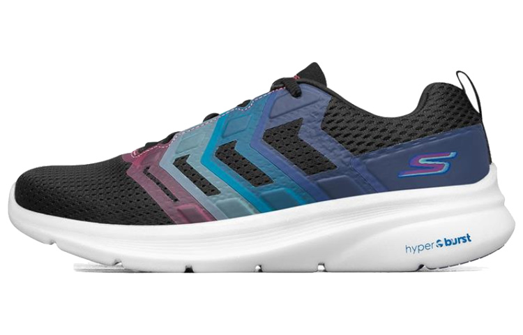 Skechers Hyper Pillars Running Shoes Black/White/Blue Women's