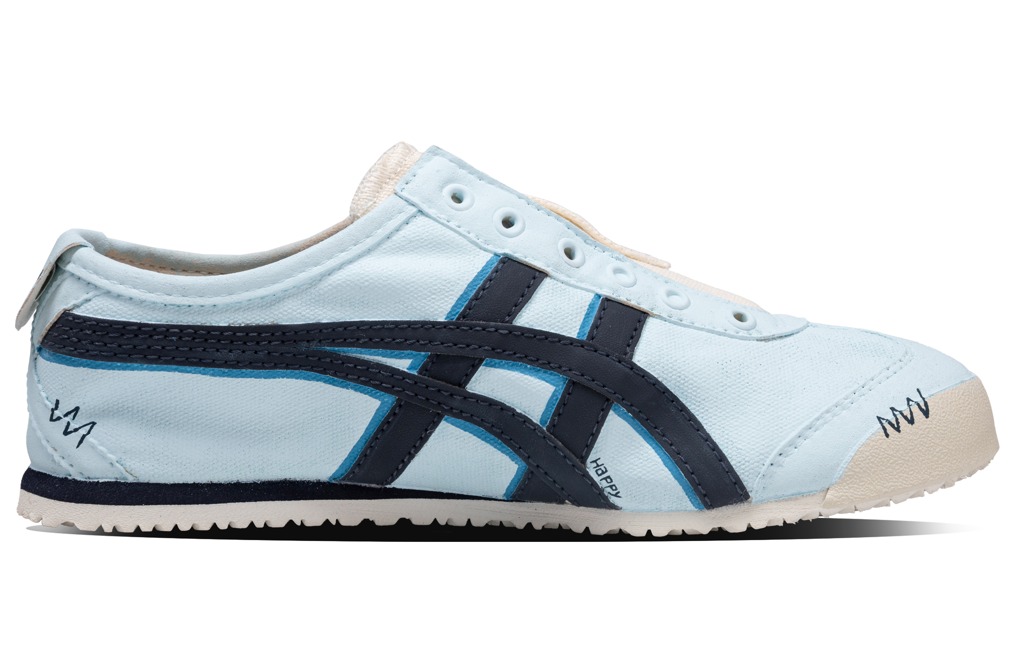 Onitsuka Tiger MEXICO 66 Low Top Casual Shoes Unisex Blue White купить в интернет-магазине Yoocart с быстрой доставкой по России.