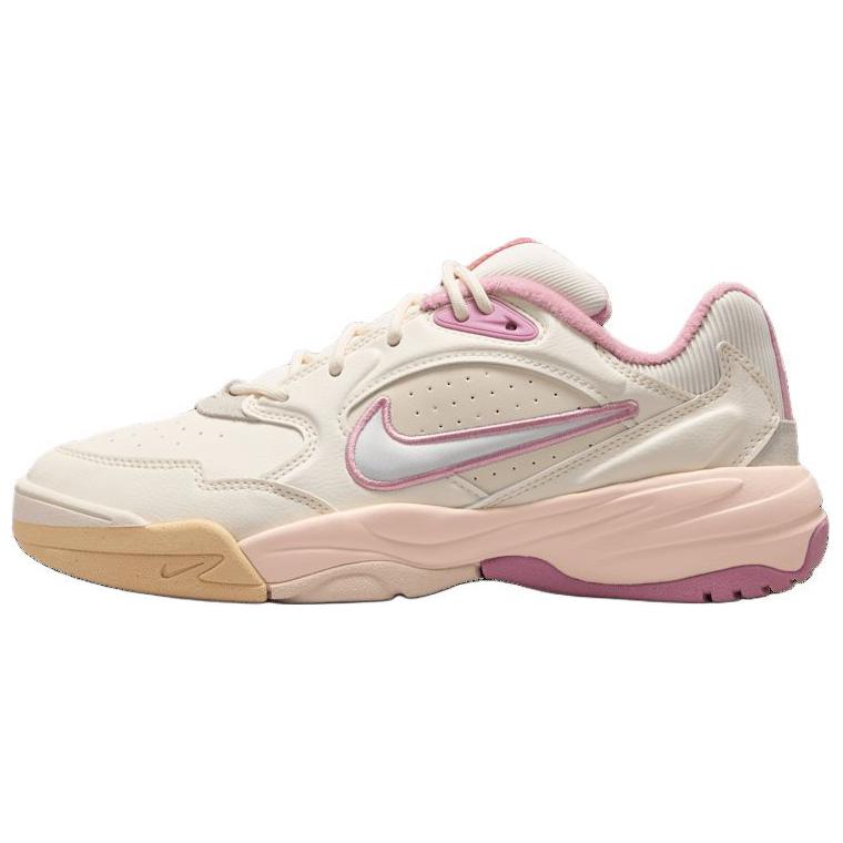 Nike A.C.E. Abrasion Resistant Breathable Low Top Running Shoes Women's Beige Pink
