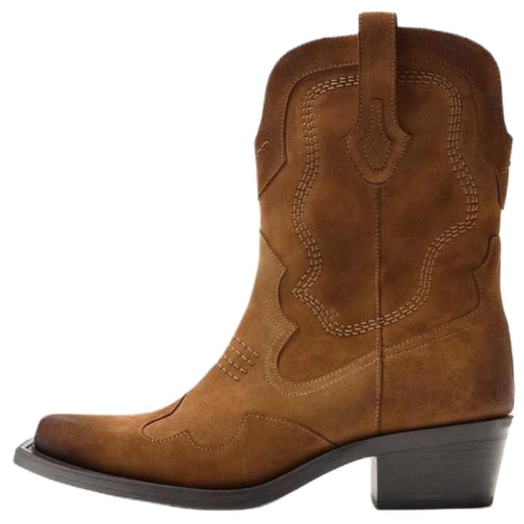 ZARA Ankle Boots Men's Brown