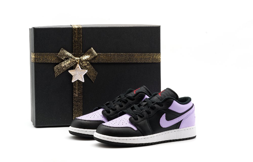Jordan Air Jordan 1 Vintage Basketball Shoes Unisex Low Top Taro Purple