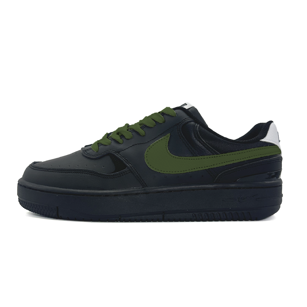 Nike Gamma Force Anti-Slip Wear-Resistant Low-Top Skateboard Shoes Unisex Black Green