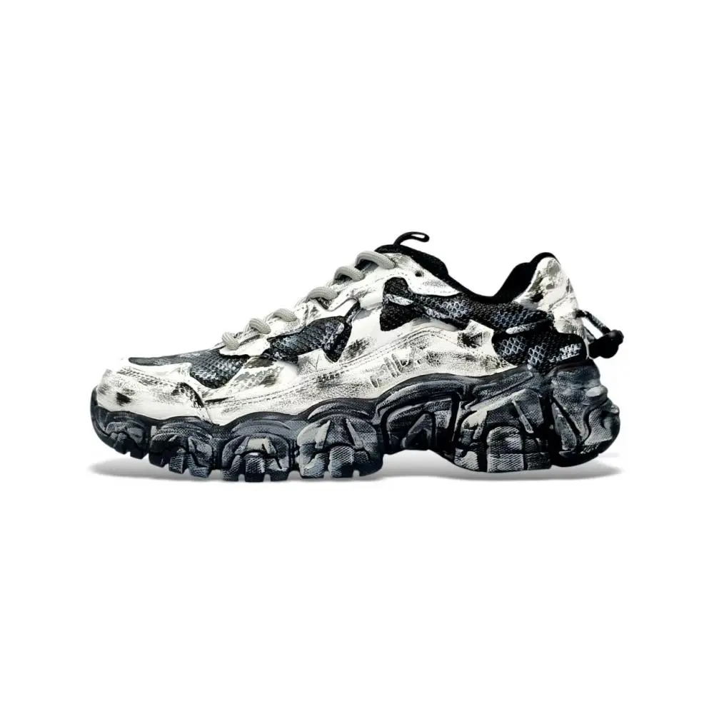 FILA Fluid Pixel Distressed Low top Casual Shoes Unisex