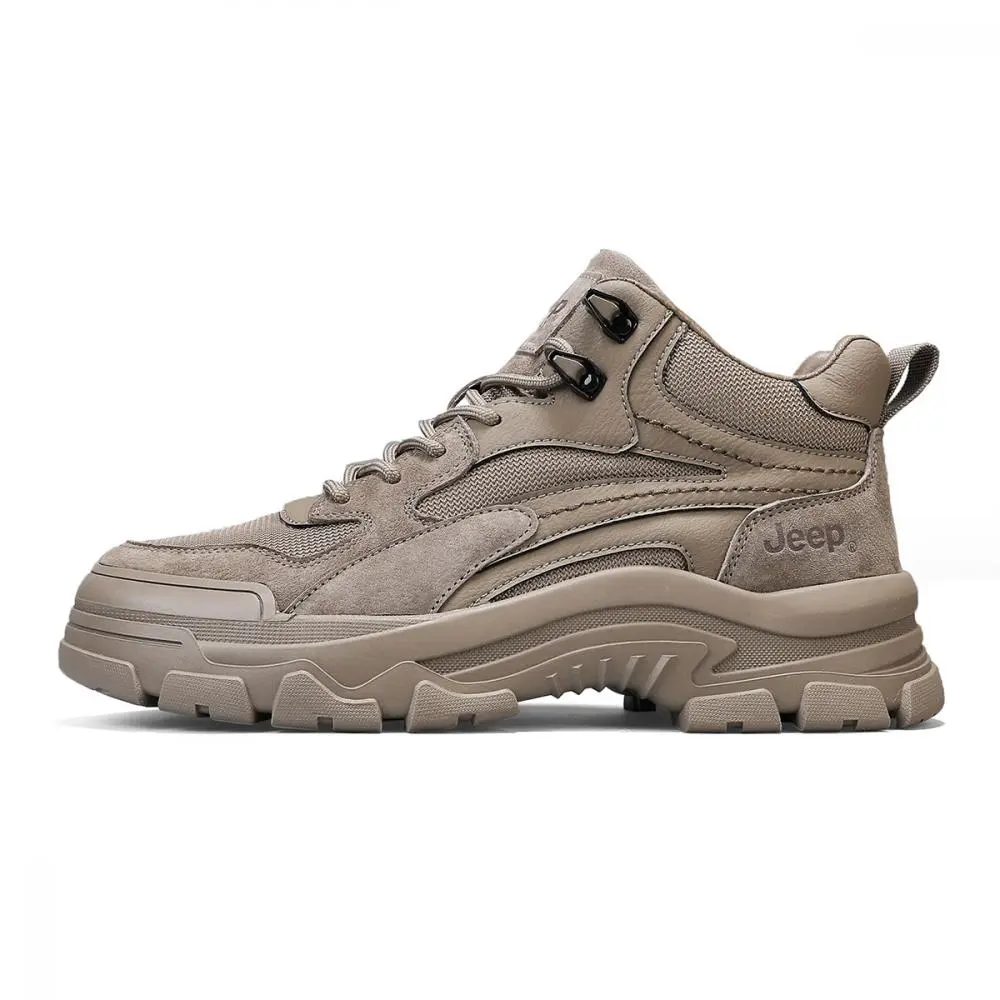 Jeep Martin Boots Men's Khaki