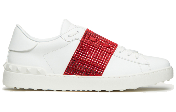 Valentino Amore Skateboard Shoes Men Low-Top White