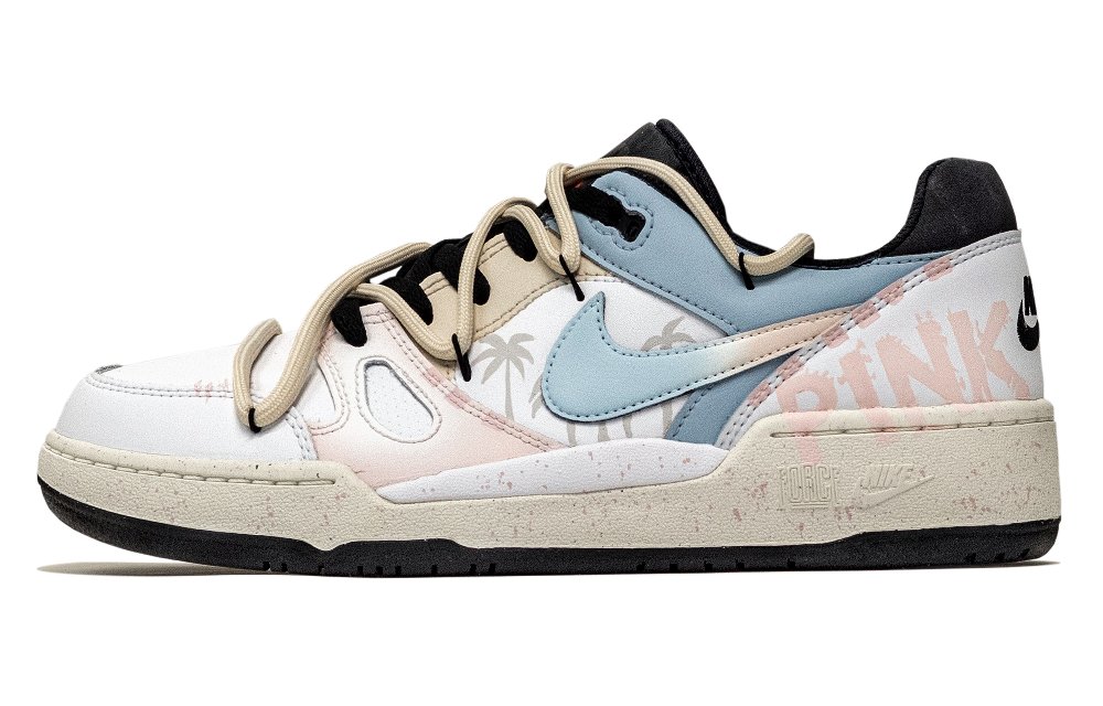 Nike Full Force Abrasion Resistant Low Top Skateboard Shoes Men's Sky Blue