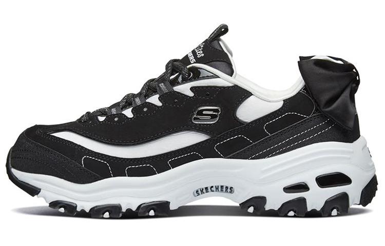 Skechers D Lites 1.0 Running Shoes 'Black White' Women's
