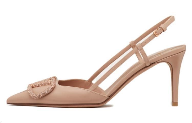 Valentino Garavani VLogo Signature 80mm Slingback Pumps