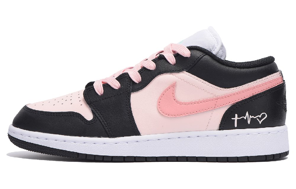 JORDAN Air JORDAN 1 Vintage Basketball Shoes Women's Low Top Pink