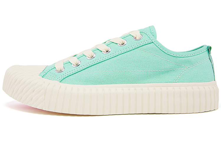 Kappa Slip-Resistant Coverage Low-Top Skateboard Shoes Women's Green