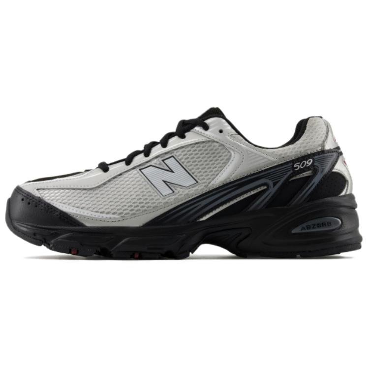 New Balance NB 509 V1 Slip Resistant Low Top Chunky Sneakers Unisex Gray Black