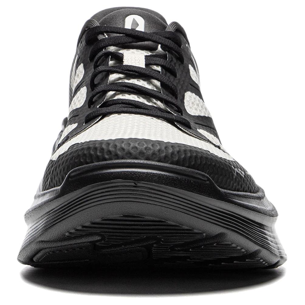 LiNing Ling Yue Anti-Slip Wear-Resistant Low-Top Casual Running Shoes Men's Gray Black
