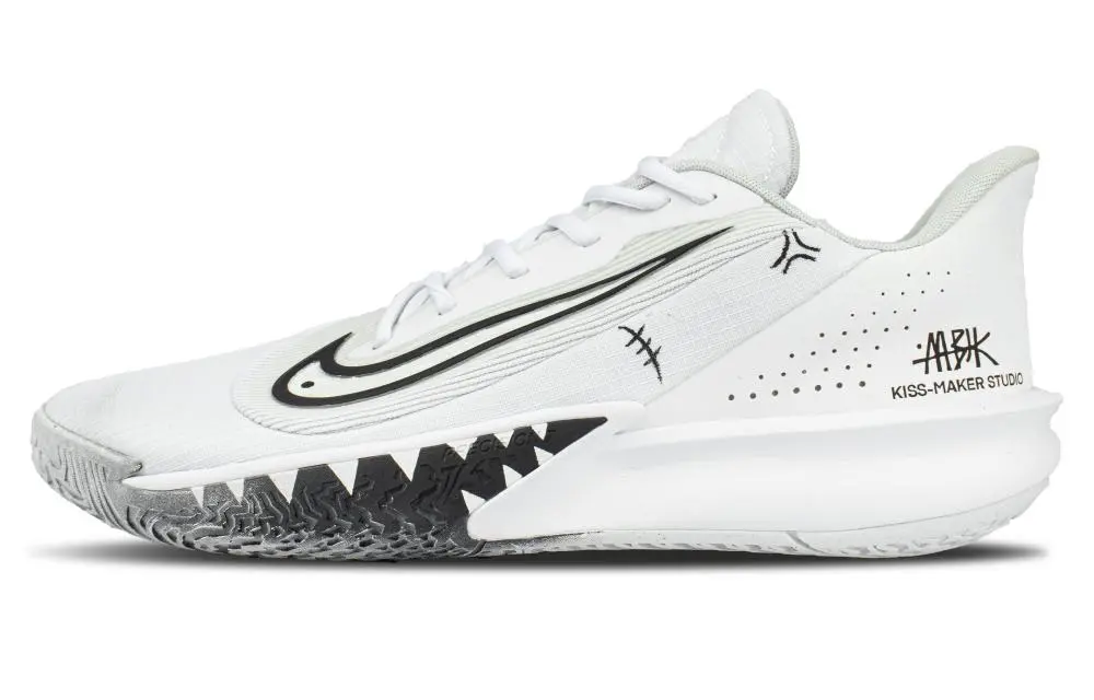 Nike Precision 7 Cushioning Low top Basketball Shoes Unisex White