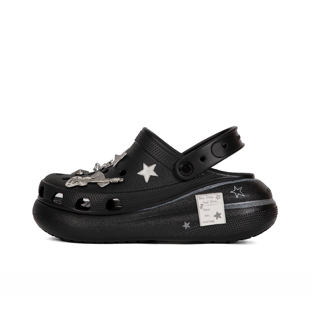Crocs Classic Crush Clogs Unisex Black