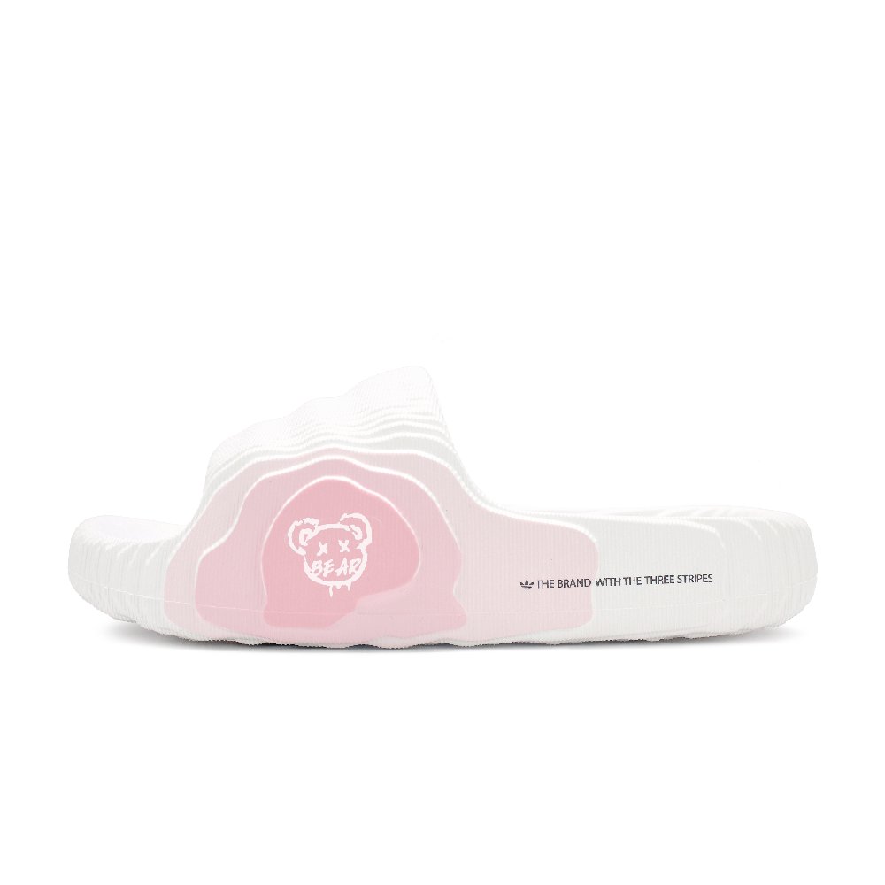 Adidas Originals ADILETTE 22 Abrasion Resistant Slide Slippers Unisex Pink White