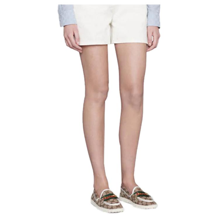 GUCCI Horsebit Flat Shoes Casual Shoes Women's Ebony купить в интернет-магазине Yoocart с быстрой доставкой по России.