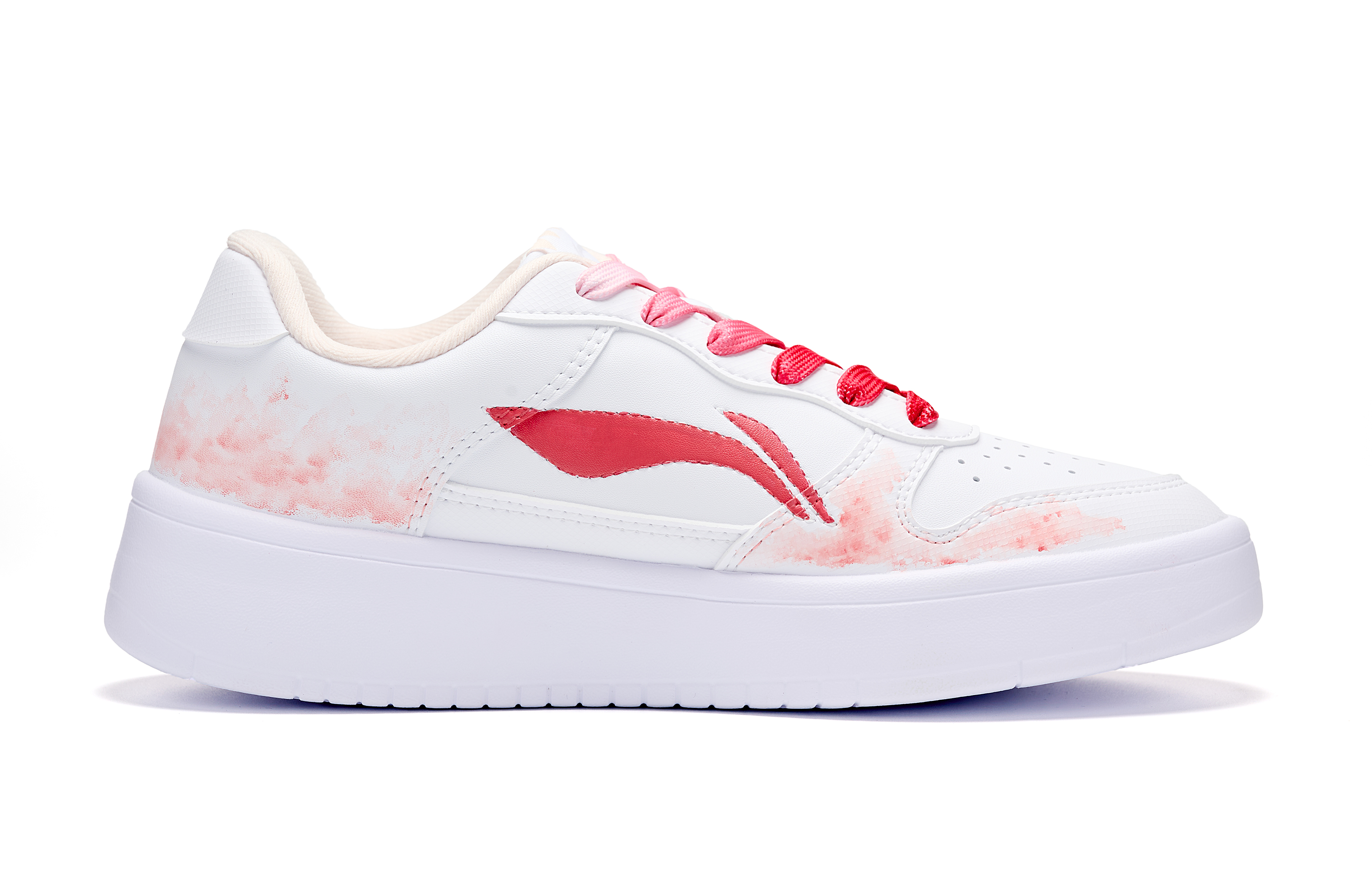 LiNing Pontoon Boats Abrasion Resistant Shock Absorbers Low Top Skateboard Shoes Women's Red купить в интернет-магазине Yoocart с быстрой доставкой по России.